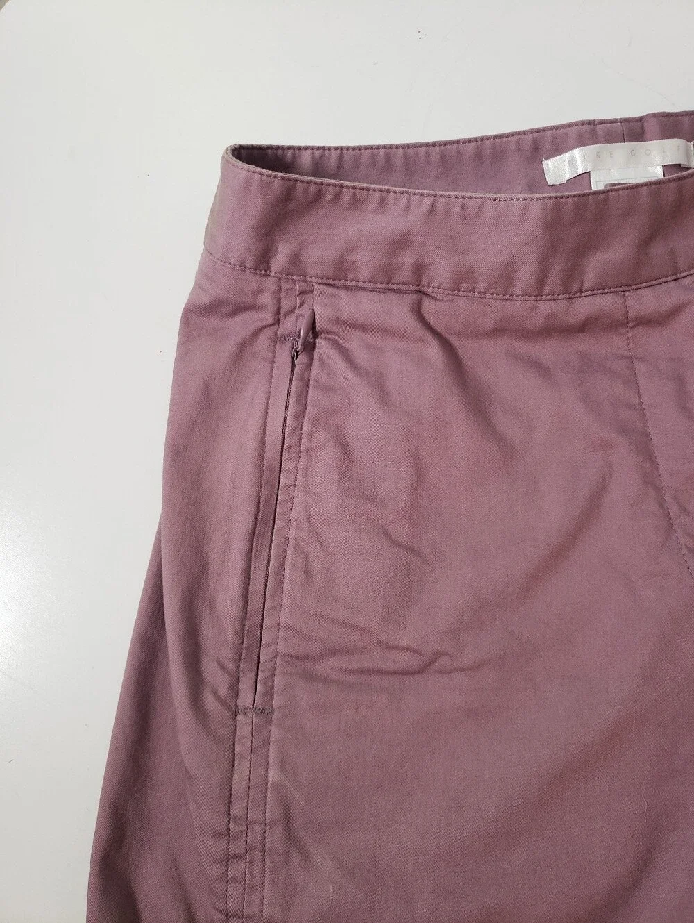 Nike Women's Mauve Roll-Cuff Shorts Dri Fit Golf Shorts M Athletic Tennis Pickle